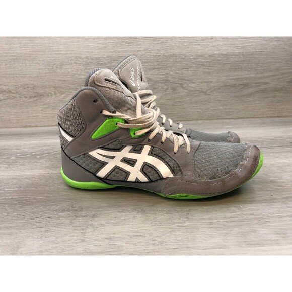 Asics Snapdown 3 Grade School 1084A009 Youth US 6 Gray Mesh Wrestling Shoes